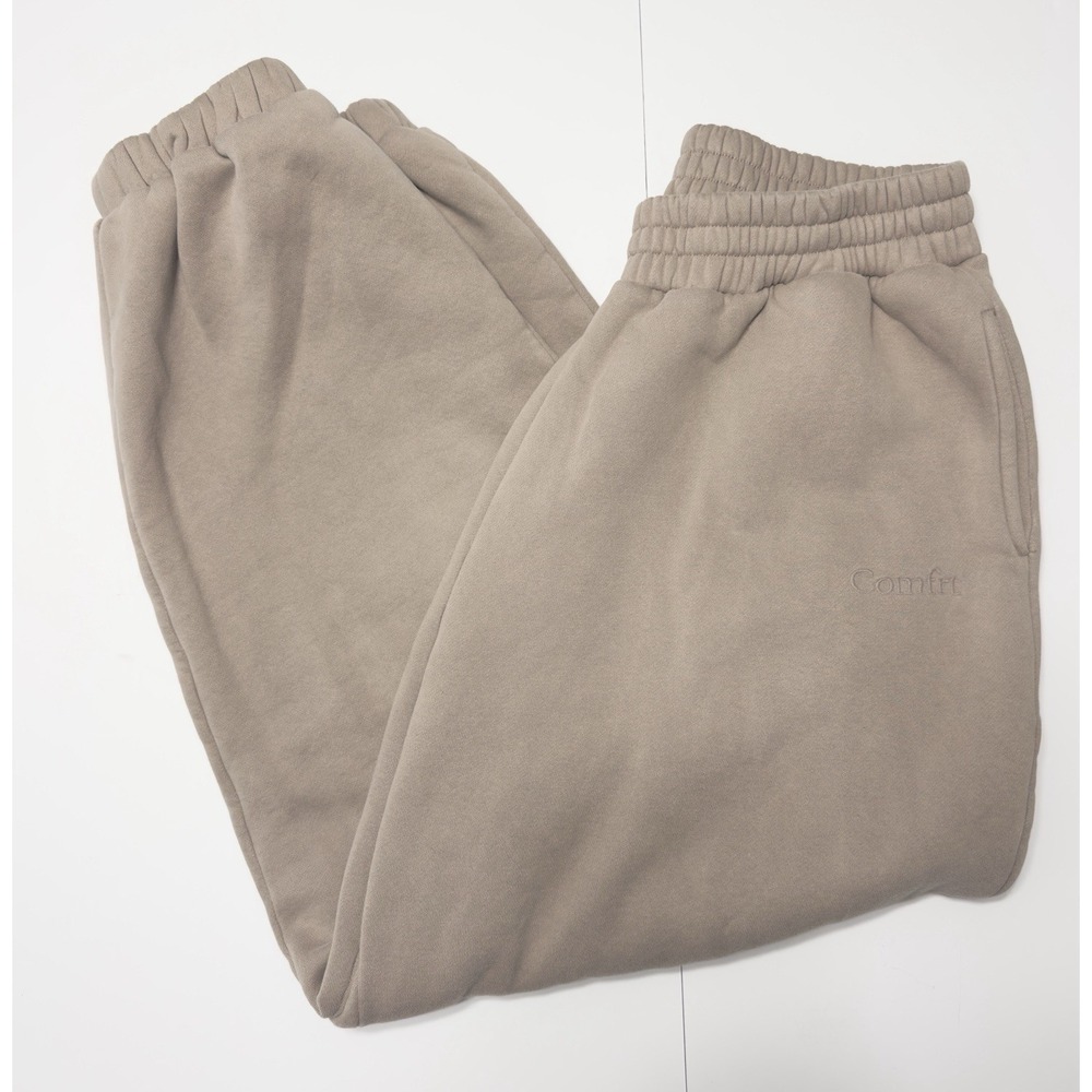 CMFRT Sweatpants Sz XL Toffee Brown Loungewear Joggers Pockets USA Heavyweight